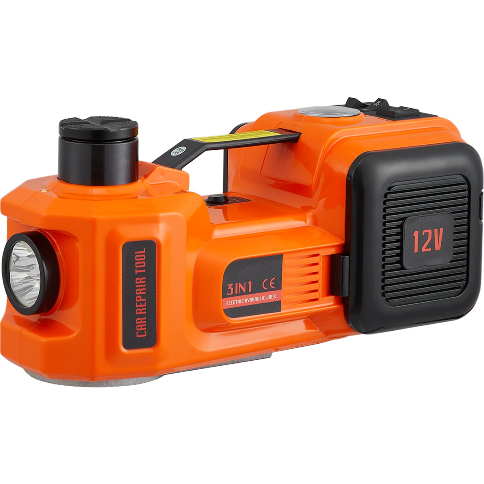 Electric Car Jack 5 Ton Hydraulic Lift With Pump And Led Light_voghion.com